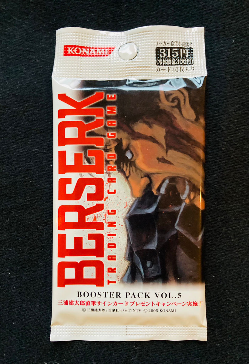 berserk tcg booster box Booster Berserk BK5 Konami