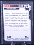Star Wars Ned-B Signed Card Topps Chrome 2023 - TC*