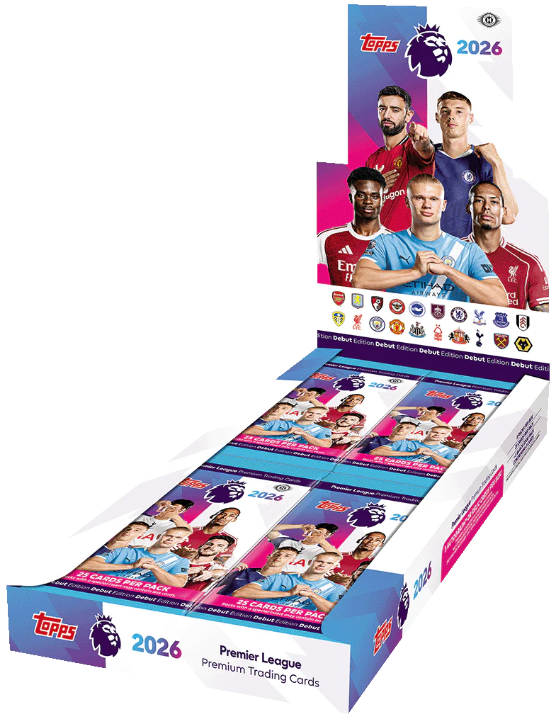 Topps Premier League 2026 - Edición Debut - Super Tin Bundle
