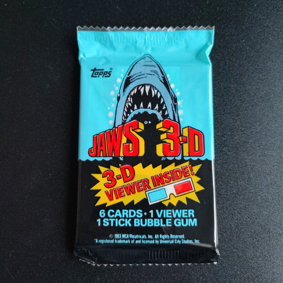 Booster les Dents de la Mer 3D - Topps 1983