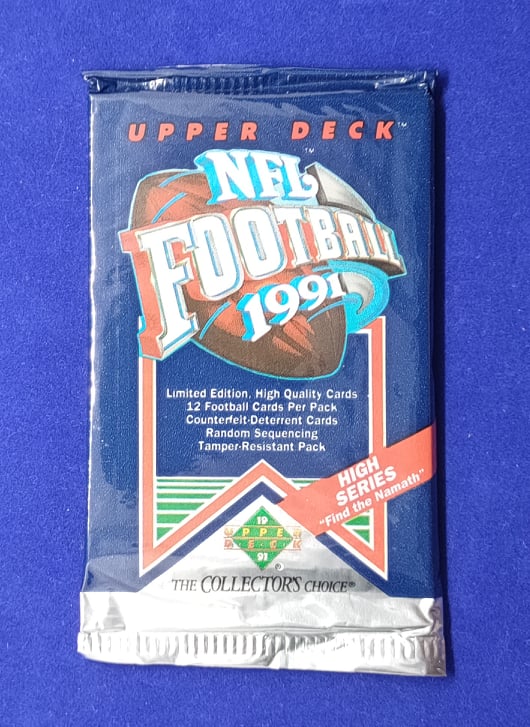 Booster NFL Football 1991 Upper Deck