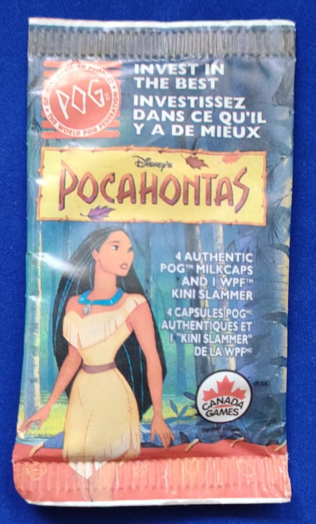 Sachet de Pogs Pocahontas Disney
