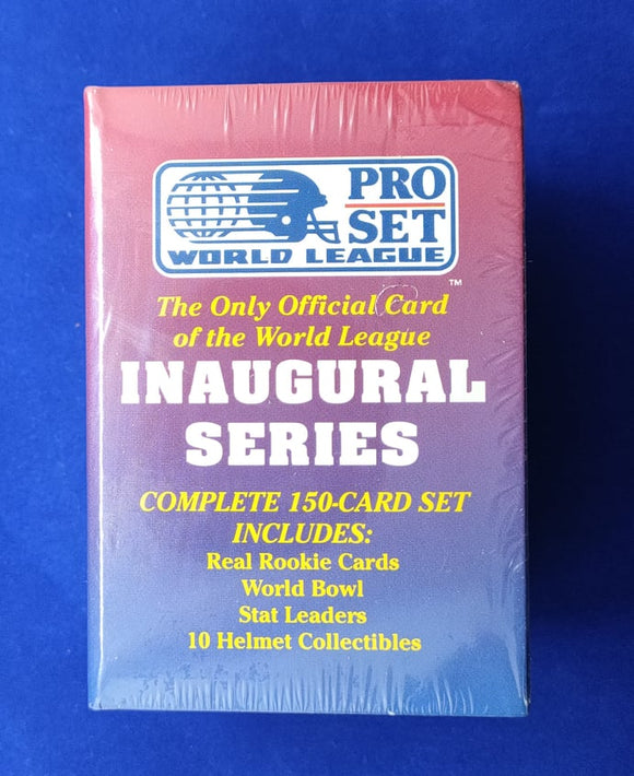 Pack NFL 150 cartes Pro Set World League 1991