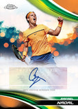 2025 Topps Chrome Tennis Breakers Delight Box — 12 Cartes | 5 Chrome Autographs