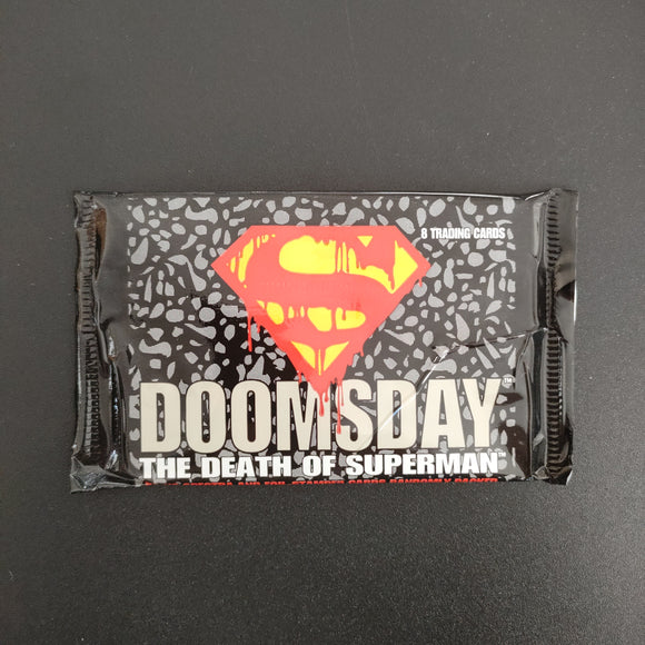 Booster Superman Doomsday the death of Superman -  1992 Skybox