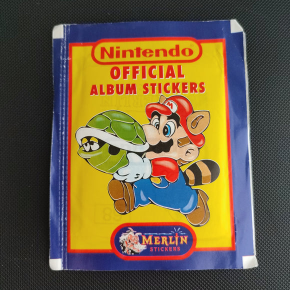 Pochette de stickers Nintendo - Merlin 1992