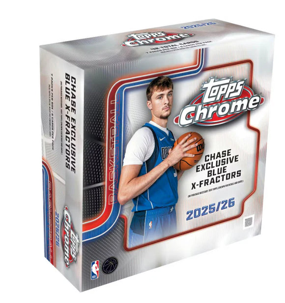 Topps Chrome Basketball NBA - MegaBox Pré-commande sortie le 18/12