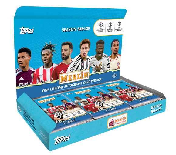 Topps 2024/25 UCC Merlin - Hobby Box Pré-commande Sortie le 19/12