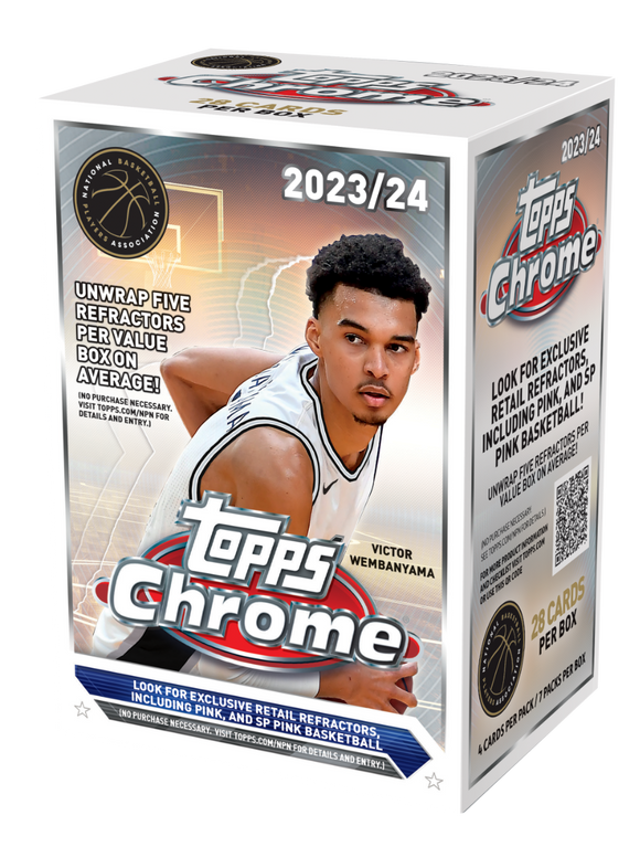 Topps Chrome NBA Value Box 2024