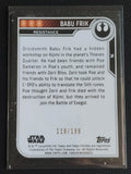 Star Wars Chrome 2023 Babu Frik Num. 119/199 - TC*