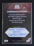 Star Wars Captain Ithano Sketch Card Star Wars Galaxy - TC*