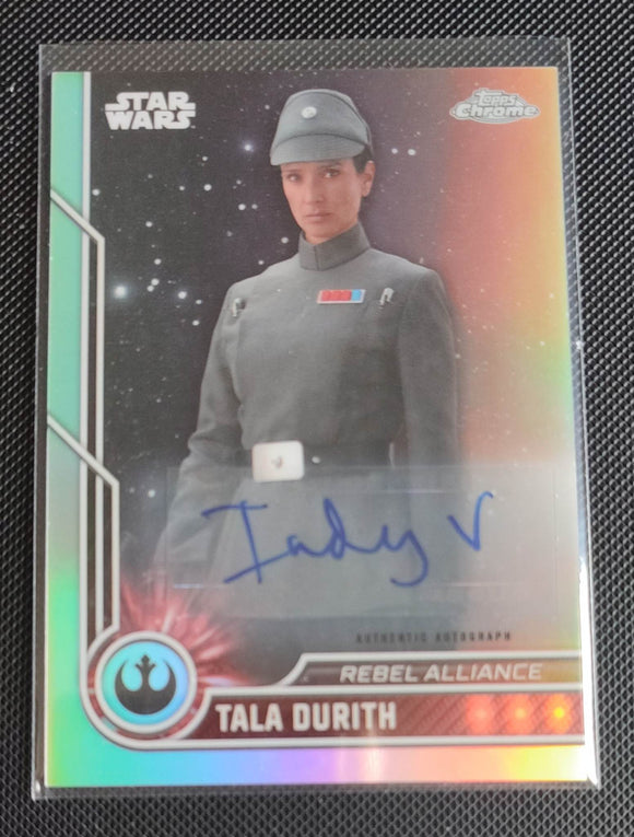 Star Wars Chrome 2023 Tala Durith signed - TC*