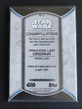 Star Wars Princess Leia Organa Patch Card - TC*