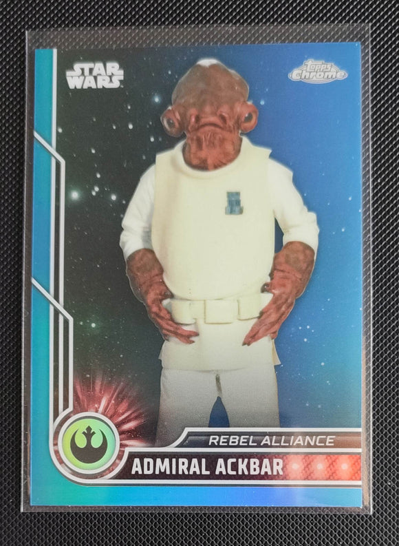 Star Wars Chrome 2023 Admiral Ackbar Num. 4/150 - TC*