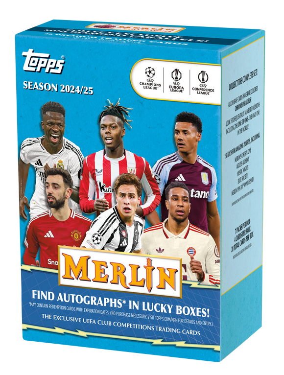 Topps 2024/25 UCC Merlin - Value Box Pré-commande Sortie le 19/12