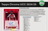 Topps 2024/25 UCC Chrome - Hobby Box (Release 15 May)