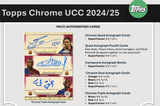 Topps 2024/25 UCC Chrome - Hobby Box (Release 15 May)