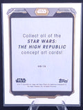 Star Wars Lourna Dee 44/50 Concept art card Topps - TC*