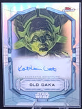 Star Wars Old Daka Signed card Topps Finest - TC*