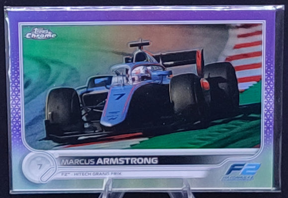 Sport automobile F2 Marcus Armstrong 010/399 Topps Chrome - TC*