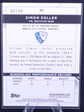 Football Simon Zoller 85/99 Topps Finest - TC*