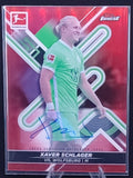 Football Xaver Schlager 1/5 Signed card Topps Finest - TC*