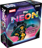 Topps Neon Marvel 2026 – Mega Box de 50 cartes