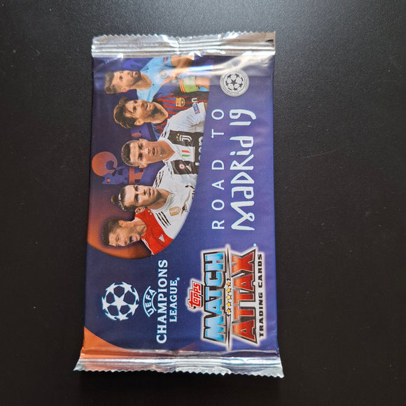 Pack Match Attax Road to Madrid 19 Topps - 2019