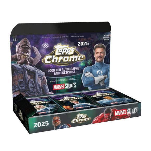 2025 Topps Marvel Studios Chrome Hobby Box 2025 - Pré-commande sortie le 23 Décembre