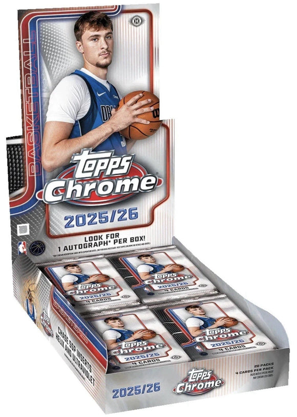 Topps Chrome Basketball NBA - Hobby Box Pré-commande sortie le 18/12