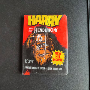 Booster Harry and the Hendersons Topps 1987