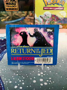 Pochette de stickers Le retour du Jedi Topps