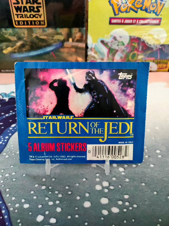 Pochette de stickers Le retour du Jedi Topps