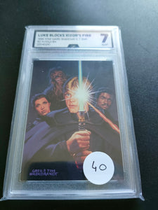 Luke Skywalker Shadows of the Empire Topps - CGS 7