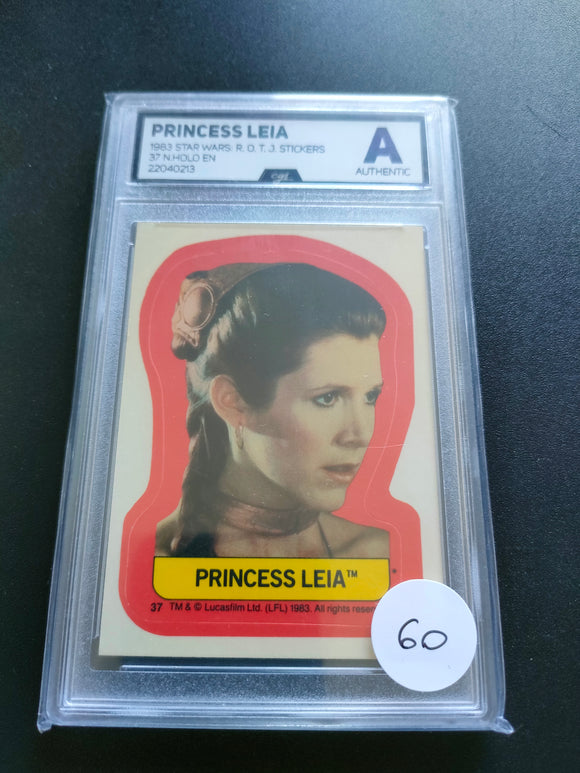 Princess Leia Return of the Jedi 1983 Topps - CGS A