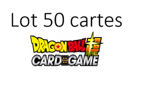 Lot de 50 cartes Dragon Ball Super VF