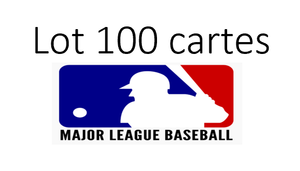 Lot de 100 cartes MLB - Baseball