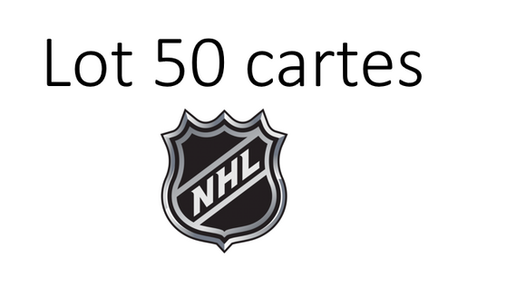 Lot de 50 cartes NHL